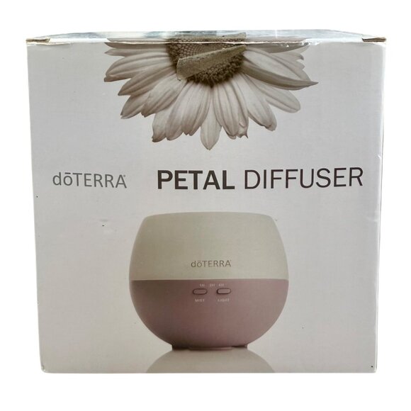 Doterra Petal Diffuser Aromatherapy Essential Oil Ultrasonic Mist LED Light EUC - Picture 4 of 6